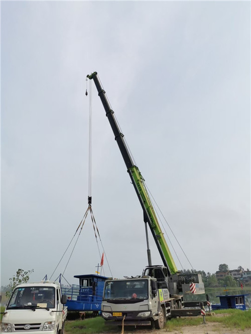 淮北市桥梁建设吊装案例